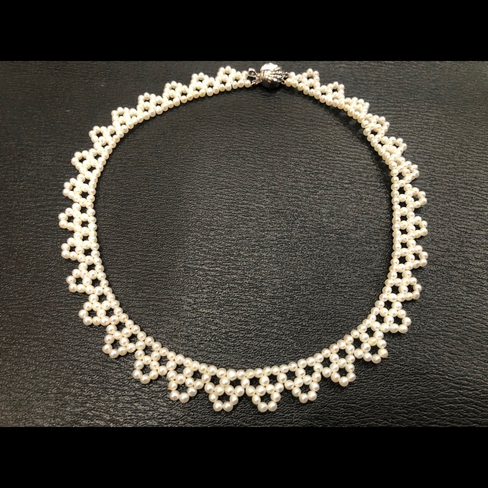 Fabulous Natural Pearl Collar Necklace